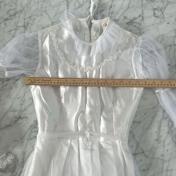 Rubie's Girls Wedding Dress Costume White Dress Sz Youth Large - Picture 6 of 8